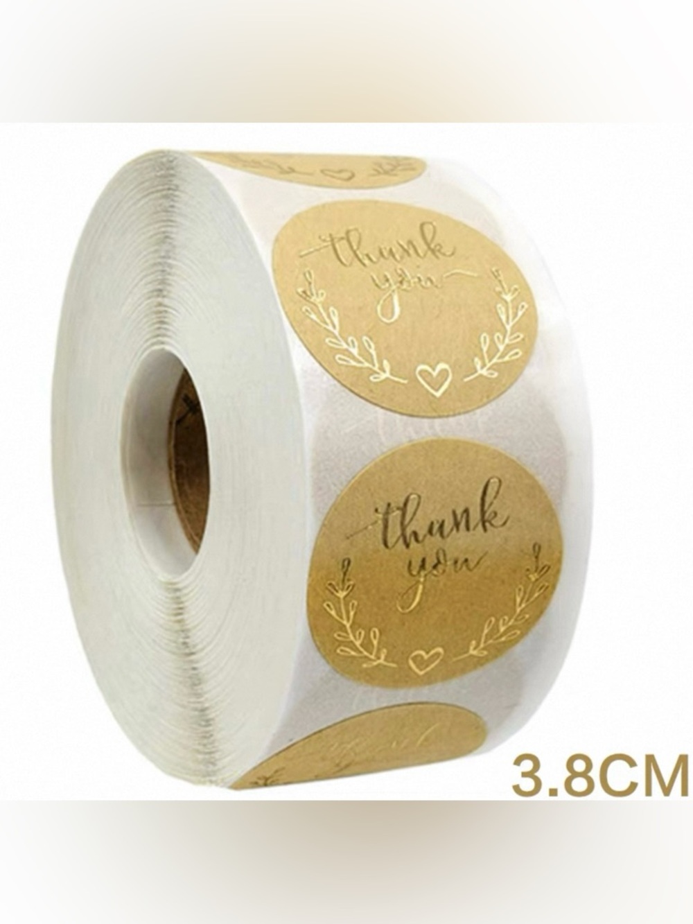 500 pieces 1.5 inches Thank You Seal Sticker roll- multiple available